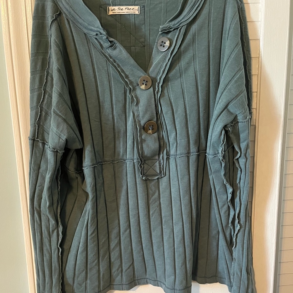 Free people small button up